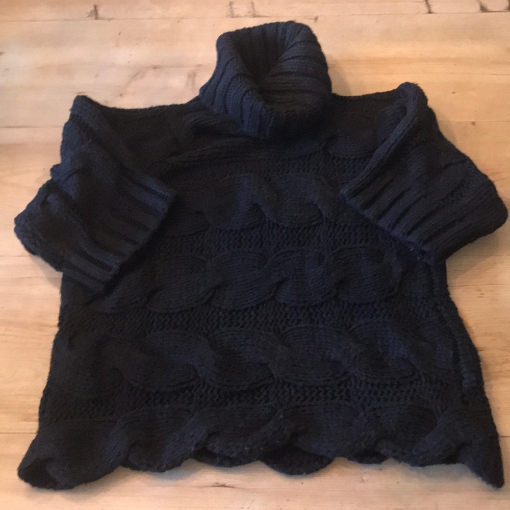 French Connection Scalloped Hem Sweater